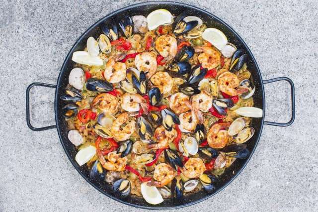 paella black paellera